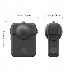 Etui Case Osłona Futerał Do Dji Osmo 360 + Dekielek Na Obiektywy + Smycz / Pu790b 4