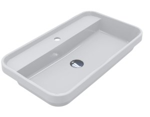 Umywalka wpuszczana MIRAGGIO OCEAN 70*40*15 Połysk Biała 8813680 5