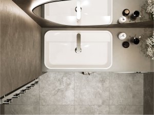 Umywalka wpuszczana MIRAGGIO OCEAN 70*40*15 Połysk Biała 8813680 7