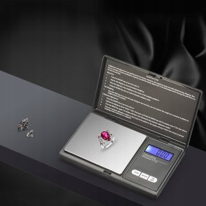 DOKŁADNA WAGA JUBILERSKA 500g 0,01g PRECYZYJNA KUCHENNA DOMOWA PODŚWIETLANA 13