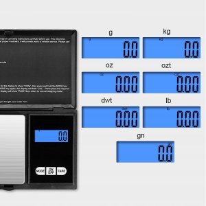 DOKŁADNA WAGA JUBILERSKA 500g 0,01g PRECYZYJNA KUCHENNA DOMOWA PODŚWIETLANA 10