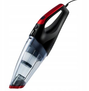 Mocny Odkurzacz Samochodowy Ręczny Z Latarką Filtr Hepa 12V 100W Końcówki 5