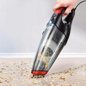 Mocny Odkurzacz Samochodowy Ręczny Z Latarką Filtr Hepa 12V 100W Końcówki 6