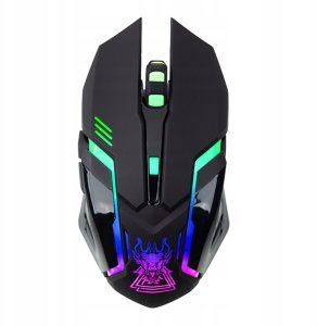 Myszka Gamingowa PRO Mysz Dla Graczy Bezprzewodowa LED 6 Przycisków 3200dpi BM-120 7
