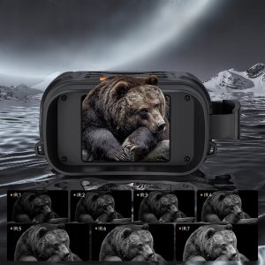 LORNETKA NOKTOWIZYJNA NOKTOWIZOR PODCZERWIEŃ DZIEŃ NOC 2,8" 800m ZOOM x10 3