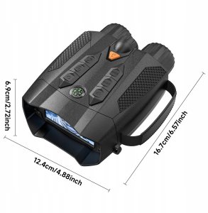 LORNETKA NOKTOWIZYJNA NOCNA NOKTOWIZOR PODCZERWIEŃ 5000mah 3" 800m ZOOM x10 11