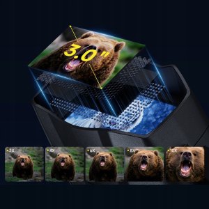 LORNETKA NOKTOWIZYJNA NOCNA NOKTOWIZOR PODCZERWIEŃ 5000mah 3" 800m ZOOM x10 5