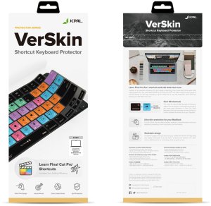 Przewodnik po skrótach VerSkin Apple Final Cut Shortcut Keyboard Protector - MacBook Pro 14"/16" MacBook Air 13" 4