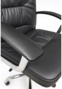 Krzesło biurowe Fotel biurowy czarny regulowane krzesło gabinetowy 15