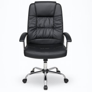 Krzesło biurowe Fotel biurowy czarny regulowane krzesło gabinetowy 2