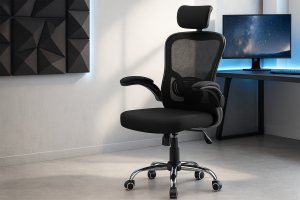 Krzesło biurowe Kontrasto KB110 Czarne 10