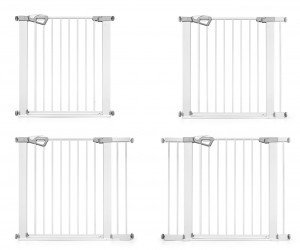 Milly Mally Bramka zabezpieczająca Barierka na schody z rozszerzeniami Guardy 104 White 6