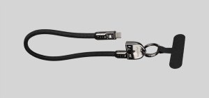 Kabel USB-C M/M smycz / brelok 0.3M 240W Lanberg - czarny 7