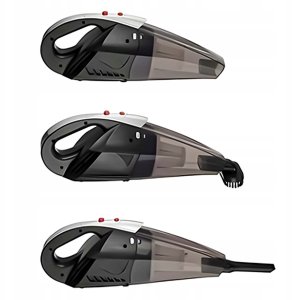 MOCNY Odkurzacz samochodowy z latarką filtr HEPA 12V 120W +torba i końcówki JY007 7