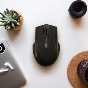 Cicha mysz myszka bezprzewodowa RENEW FORCE optyczna 6 przycisków DPI 1600 BM-160 2
