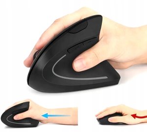 Myszka wertykalna RENEW FORCE pionowa MYSZ ergonomiczna bezprzewodowa CICHA BM-210 12