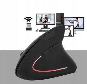Myszka wertykalna RENEW FORCE pionowa MYSZ ergonomiczna bezprzewodowa CICHA BM-210 13