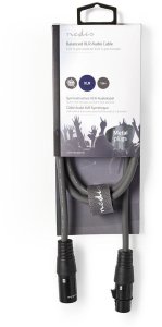Kabel Nedis XLR - XLR 1 m szary (COTH15010GY10) 3