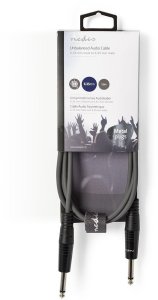 Kabelis Nedis 6.35mm - 6.35mm 1.5m 5412810296071 COTH23000GY15 (5412810296071) 3