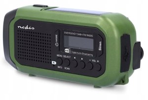 Radio Nedis Radio odbiornik Emergency radio DAB+ FM Solar Battery 5412810444175 RDDBCR2000GN (5412810444175) 3