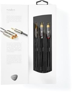 Kabel Nedis Kabel AUX 3.5mm - 2x RCA 2m 5412810318650 CATB22200GY20 (5412810318650) 7