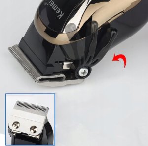 MASZYNKA DO GOLENIA STRZYŻENIA TRYMER DO WŁOSÓW BRODY BARBER KEMEI USB 10w1 9