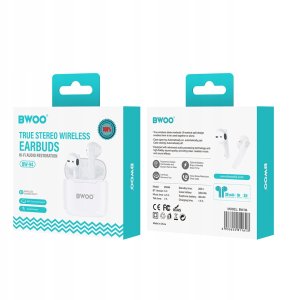 BWOO wireless TWS earphones BW94-WH white 5