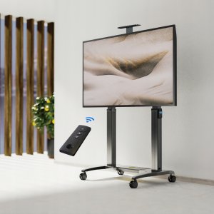 GF150G - Profesjonalny elektryczny mobilny stojak TV wózek do telewizorów LCD LED 75" - 120" 4