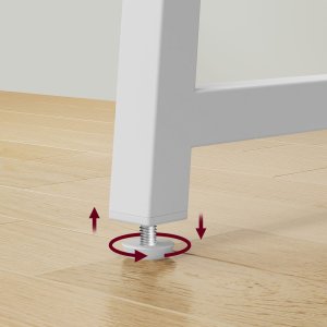 Biurko OSKAR Max 1.0 Białe 80 cm x 40 cm 6