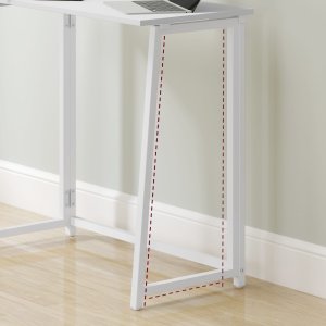 Biurko OSKAR Max 1.0 Białe 80 cm x 40 cm 7