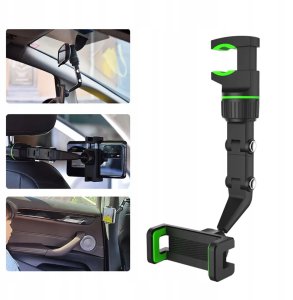 UCHWYT NA TELEFON DO SAMOCHOD NA LUSTERKO WSTECZNE 3