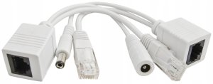 Adapter powerline Pulsar P-PoE1 PULSAR Adapter PoE dla sieci LAN z przyłączami 7