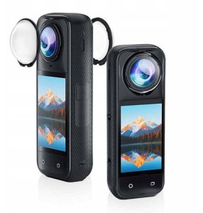 Zestaw Osłon 2x Ochrona Osłona Szkło na Obiektyw Obiektywy do Insta360 X5 / PU749T 5