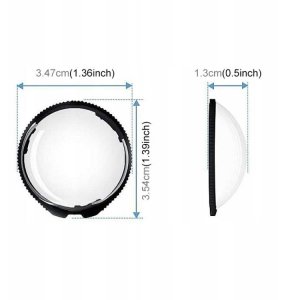 Zestaw Osłon 2x Ochrona Osłona Szkło na Obiektyw Obiektywy do Insta360 X5 / PU749T 6
