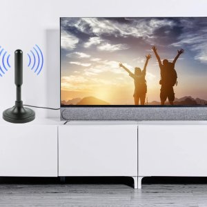 Mocna Antena Telewizyjna Pokojowa Do Tv Naziemnej 30Dbi Dvb-T Dvbt2 H.265 Ah-0031 16