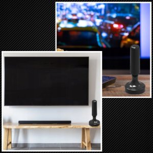 Mocna Antena Telewizyjna Pokojowa Do Tv Naziemnej 30Dbi Dvb-T Dvbt2 H.265 Ah-0031 3