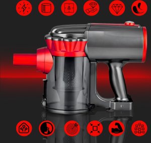 Odkurzacz pionowy bezworkowy 5 końcówek 1.5 l 650 W Odkurzacz pionowy bezworkowy 5 końcówek 1.5 l 650 W 3