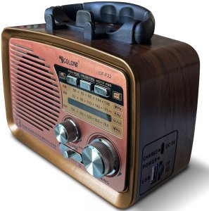 Radio FM pokojowe kuchenne przenośne na baterie Bluetooth USB SD Radio FM pokojowe kuchenne przenośne na baterie Bluetooth USB SD 2