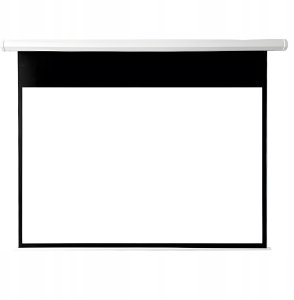 EKRAN PROJEKCYJNY ŚCIENNY ELEKTRYCZNY DUŻY 265X179 CM 125" FULL HD + PILOT 9