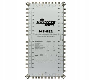 MULTISWITCH PRZELOTOWY MS-932 9 WEJŚĆ / 32 WYJŚCIA Pro SIGNAL 2