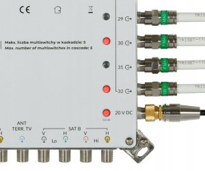 MULTISWITCH PRZELOTOWY MS-932 9 WEJŚĆ / 32 WYJŚCIA Pro SIGNAL 3