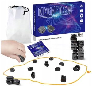 KAMIENIE MAGNETYCZNE RODZINNA LOGICZNA GRA STRATEGICZNA SZACHY DLA DZIECI 2