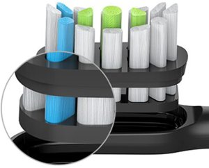 Końcówki do szczoteczki SOOCAS X3 X3U X5 V1 2szt CZARNE ORYGINAŁ 4