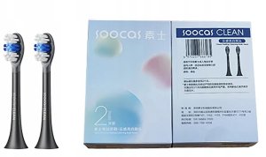 Końcówki do szczoteczki SOOCAS X3 X3U X5 V1 2szt CZARNE ORYGINAŁ 8