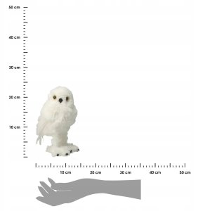 Koopman SOWA DEKORACYJNA STOJĄCA 24CM BIAŁA 2