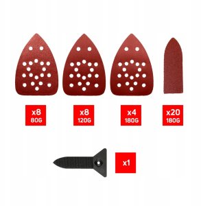 Szlifierka oscylacyjna elektryczna 75W CASALS SD75 (4DJ) 2