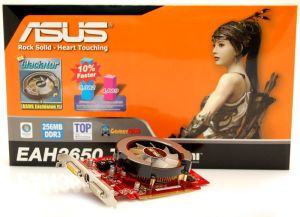 Karta graficzna Asus Radeon HD 3650 - 256MB HD3650 256MB 128bit DDR3 TV DV TOP 4