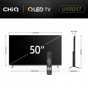 Telewizor CHiQ U50QST QLED 50'' 4K Ultra HD Google TV 2
