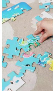 CLASSIC WORLD Puzzle Drewniane Mapa Świata 5