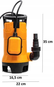 Czeska pompa do wody BRUDNEJ CZYSTEJ SZAMBA ŚCIEKÓW RIWALL REP 750 12500l/h 12